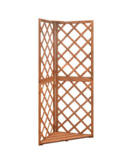 Treillis d'angle 50x50x145 cm Bois de sapin massif | Mobilier & Déco