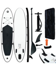 Ensemble de planches SUP gonflables Noir et blanc | Mobilier & Déco