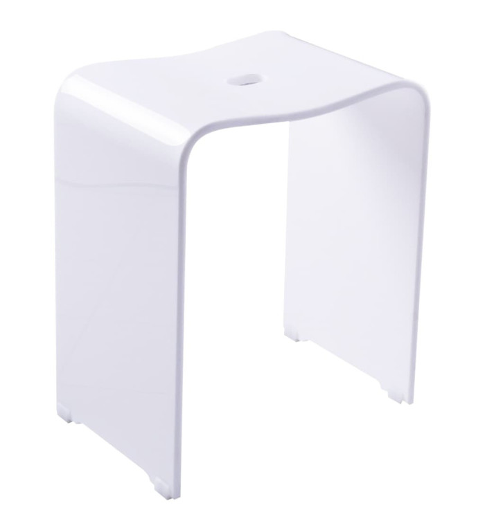 RIDDER Tabouret de salle de bain Trendy blanc | Mobilier & Déco