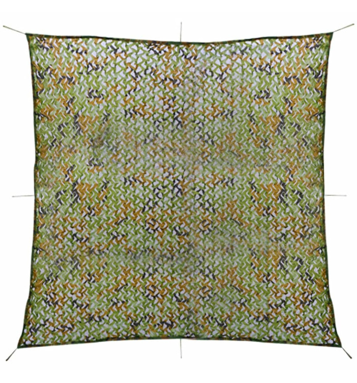 Filet de camouflage avec sac de rangement 6 x 6 m | Mobilier & Déco