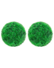 Boules de buis artificielles 2 pcs 22 cm | Mobilier & Déco