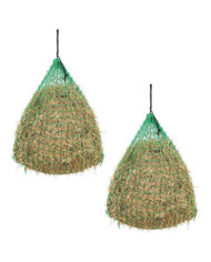 Filet à foin 2 pcs Rond 1 x 1 m PP | Mobilier & Déco