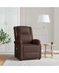 Fauteuil de massage Marron Similicuir | Mobilier & Déco