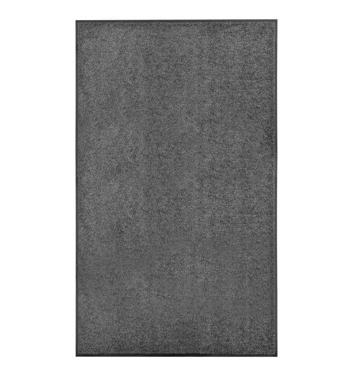 Paillasson lavable Anthracite 90x150 cm | Mobilier & Déco