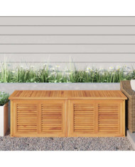 Boîte de rangement jardin et sac 150x50x55 cm bois massif teck | Mobilier & Déco