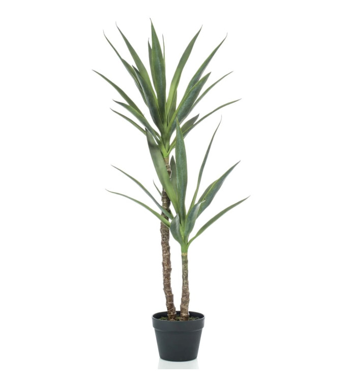 Emerald Yucca artificiel 110 cm en pot | Mobilier & Déco