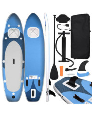 Ensemble de planche SUP gonflable Bleu 360x81x10 cm | Mobilier & Déco