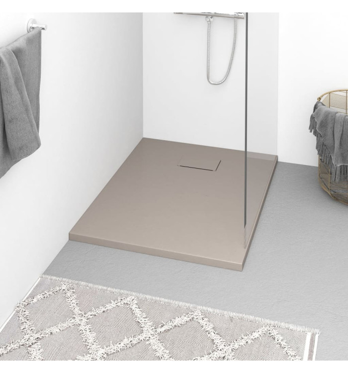 Receveur de douche SMC Marron 90x70 cm | Mobilier & Déco