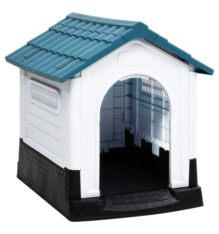 Niche pour chien Bleu 57x68x66 cm Polypropylène | Mobilier & Déco