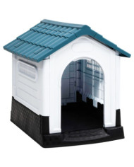 Niche pour chien Bleu 57x68x66 cm Polypropylène | Mobilier & Déco