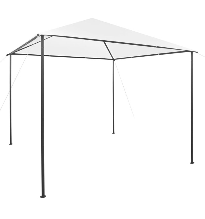 Tonnelle 3x3x2,9 m Blanc 180 g/m² | Mobilier & Déco