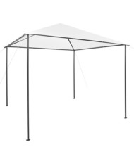 Tonnelle 3x3x2,9 m Blanc 180 g/m² | Mobilier & Déco
