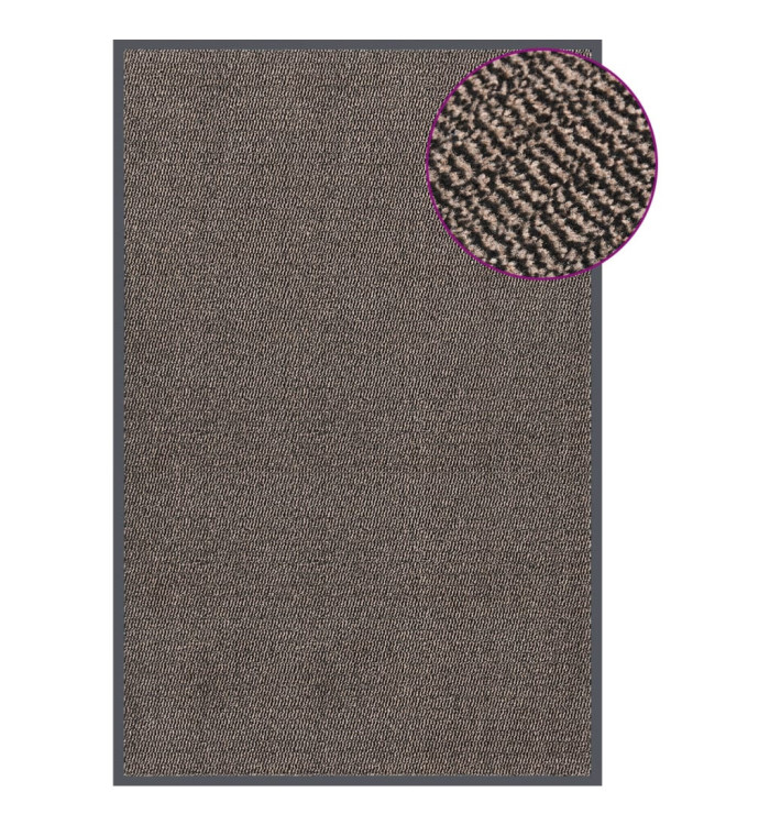 Paillasson touffeté 120x180 cm Marron foncé | Mobilier & Déco