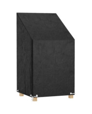 Housse de chaise de jardin 8 œillets 65x65x80/120 cm PE | Mobilier & Déco