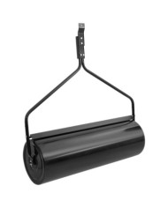 Rouleau à gazon de jardin noir 63 L fer | Mobilier & Déco
