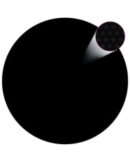 Couverture de piscine Noir 455 cm PE | Mobilier & Déco