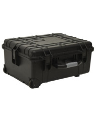Valise de vol à roulettes Noir 58x45x27 cm PP | Mobilier & Déco
