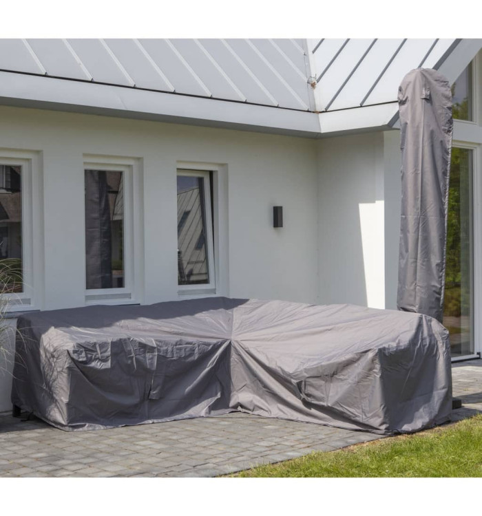 Madison Housse de meubles d'extérieur 270 x 210 x 90 cm Droit Gris | Mobilier & Déco