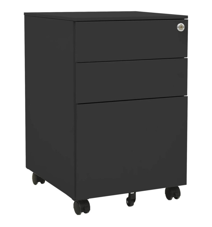Classeur mobile Anthracite 39x45x60 cm Acier | Mobilier & Déco