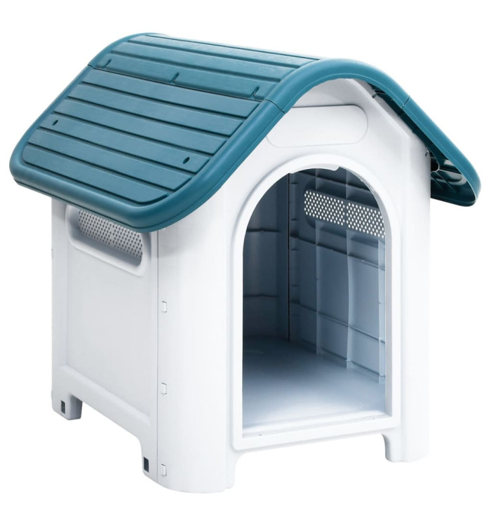 Niche pour chien Bleu 59x75x66 cm Polypropylène | Mobilier & Déco