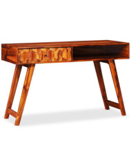 Table d'écriture Bois massif de Sesham 118 x 50 x 76 cm | Mobilier & Déco