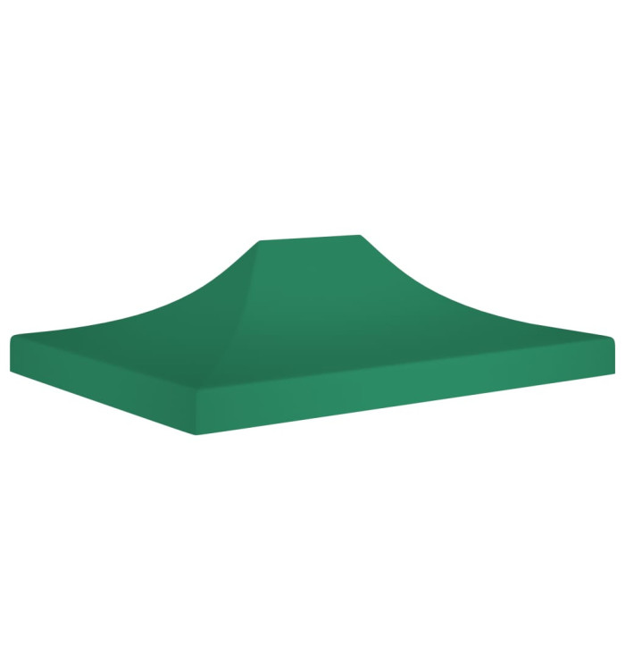Toit de tente de réception 4x3 m Vert 270 g/m² | Mobilier & Déco