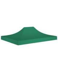 Toit de tente de réception 4x3 m Vert 270 g/m² | Mobilier & Déco