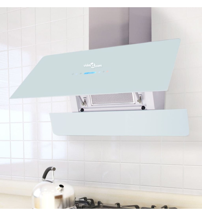 Hotte avec écran tactile Blanc 900 mm | Mobilier & Déco