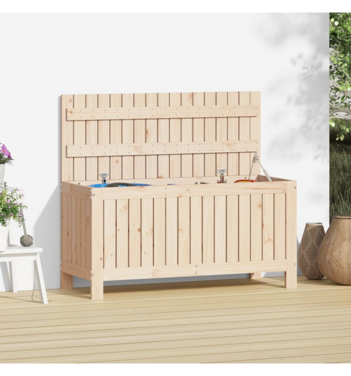 Boîte de rangement de jardin 108x42,5x54 cm Bois massif de pin | Mobilier & Déco