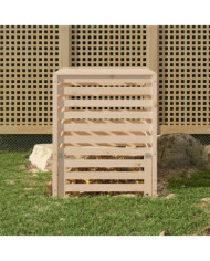 Composteur 82,5x82,5x99,5 cm Bois massif de pin | Mobilier & Déco