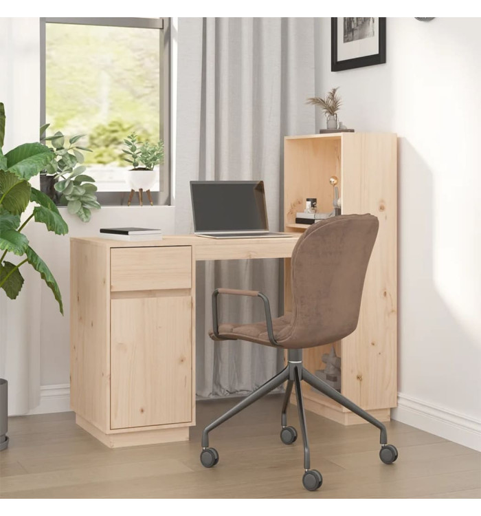 Bureau 110x53x117 cm Bois massif de pin | Mobilier & Déco