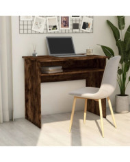 Bureau Chêne fumé 90x50x74 cm Bois d'ingénierie | Mobilier & Déco
