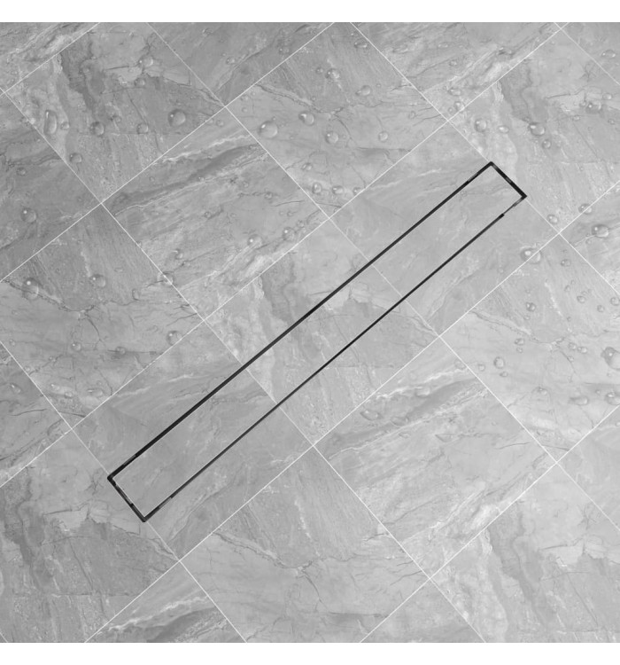 Drain de douche linéaire 930x140 mm acier inoxydable | Mobilier & Déco