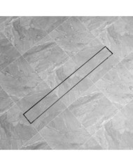 Drain de douche linéaire 930x140 mm acier inoxydable | Mobilier & Déco