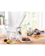 Leifheit Dénoyauteur à prunes automatique Blanc 37300 | Mobilier & Déco