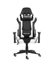 Chaise de jeu pivotante Blanc PVC | Mobilier & Déco
