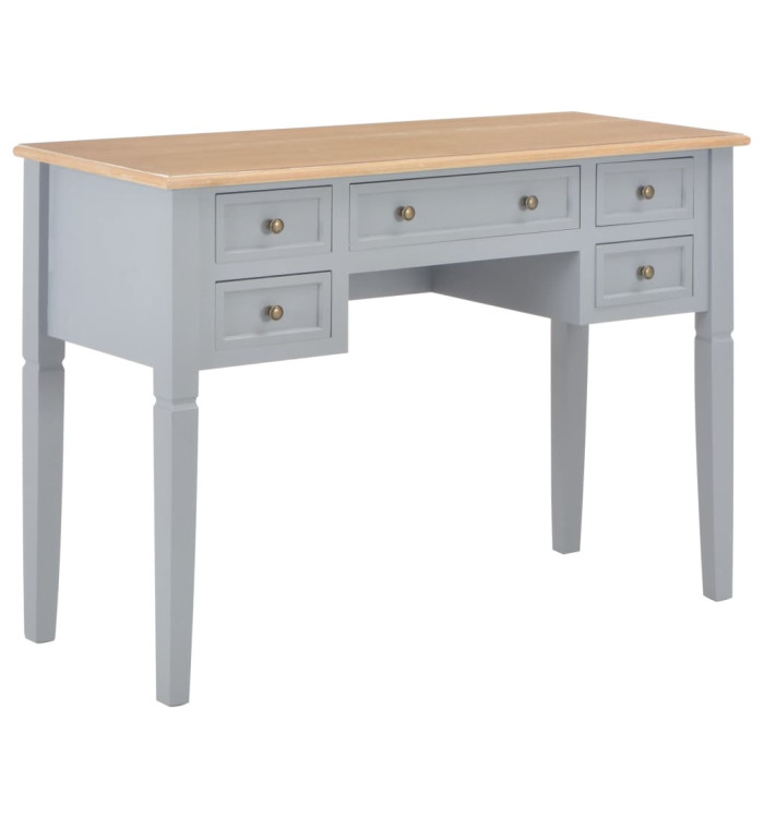 Bureau Gris 109,5 x 45 x 77,5 cm Bois | Mobilier & Déco