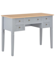 Bureau Gris 109,5 x 45 x 77,5 cm Bois | Mobilier & Déco