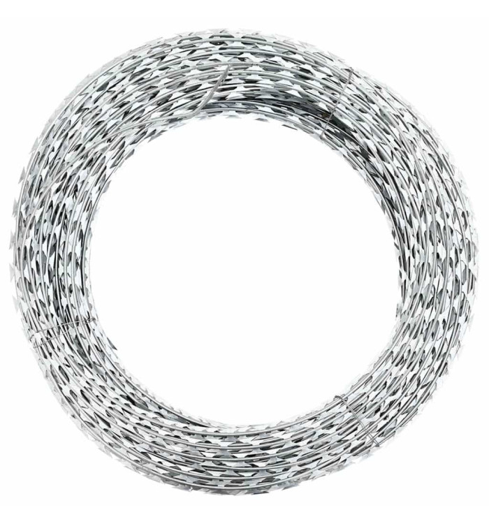 Fil barbelé BTO-22 concertina acier galvanisé 150 m | Mobilier & Déco