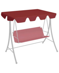 Toit de rechange balançoire bordeaux 150/130x105/70 cm | Mobilier & Déco
