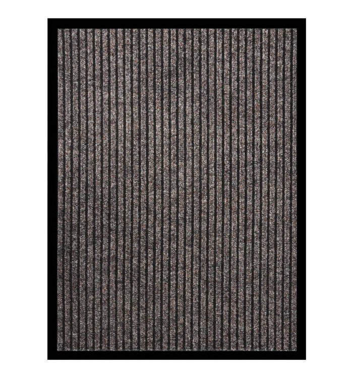 Paillasson rayé Beige 60x80 cm | Mobilier & Déco
