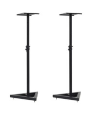 Supports de haut-parleur de moniteur de studio 2 pcs Noir Acier | Mobilier & Déco