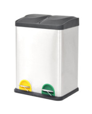 Poubelle à ordures Acier inoxydable 36 L | Mobilier & Déco