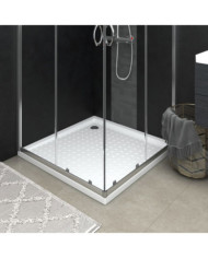 Receveur de douche avec picots Blanc 90x90x4 cm ABS | Mobilier & Déco