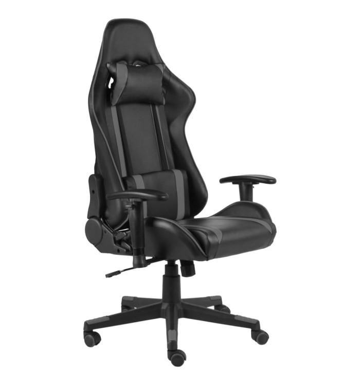 Chaise de jeu pivotante Gris PVC | Mobilier & Déco