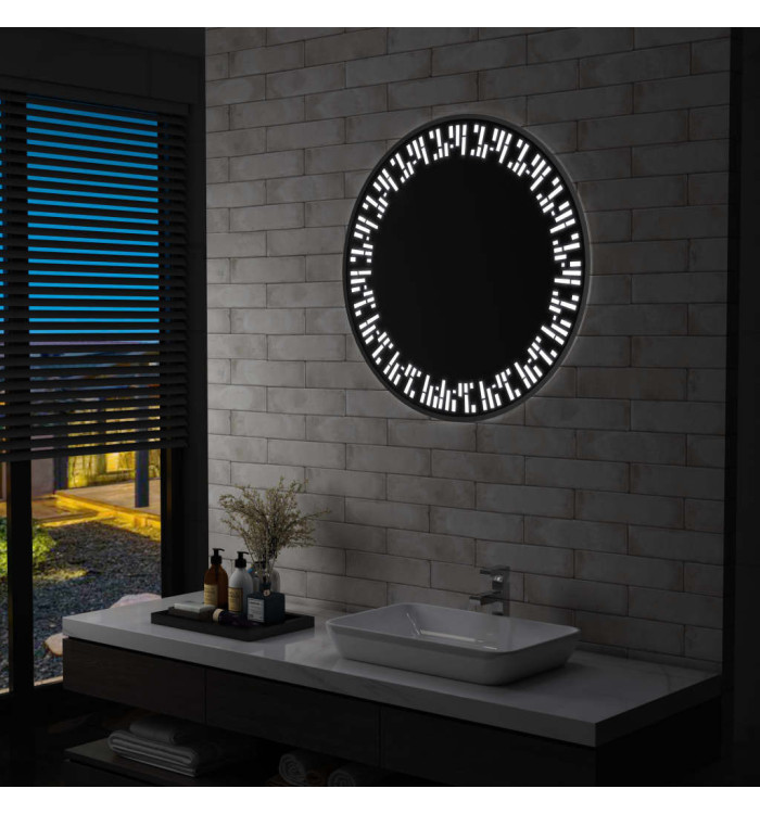Miroir à LED pour salle de bain 80 cm | Mobilier & Déco