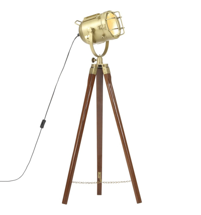 Lampadaire à trépied bois de manguier massif 97 cm | Mobilier & Déco