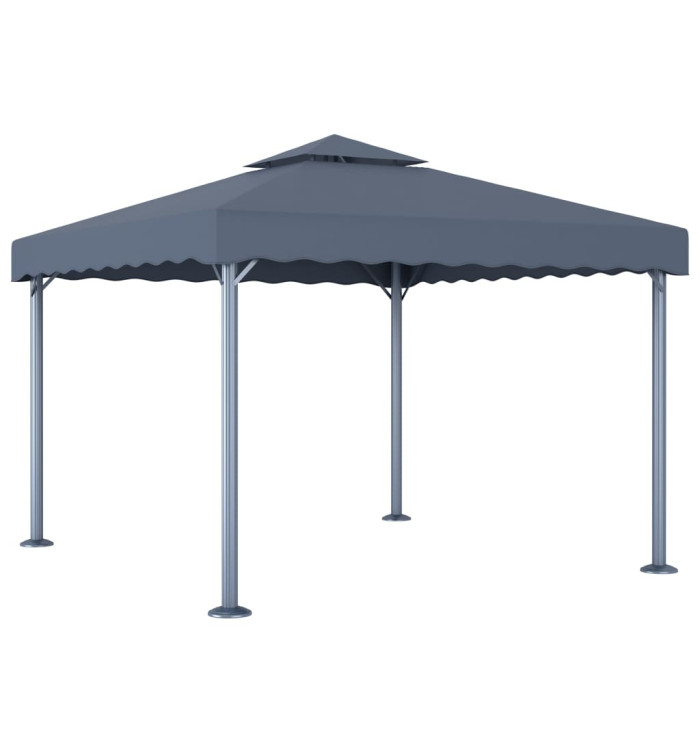 Tonnelle 300x300 cm Anthracite Aluminium | Mobilier & Déco