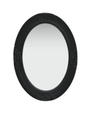 Miroir mural style baroque 50x70 cm noir | Mobilier & Déco