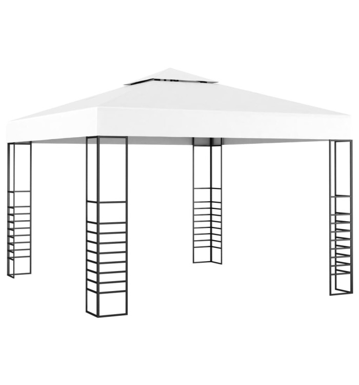 Tonnelle de jardin 3 x 3 m Blanc | Mobilier & Déco